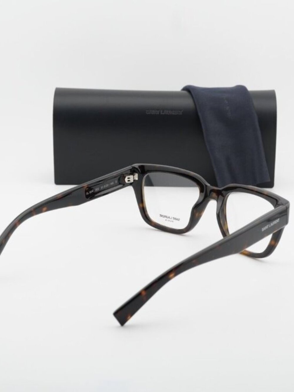 Saint Laurent SL804 002 Square Eyeglasses – Havana 51mm - Picture 5 of 10